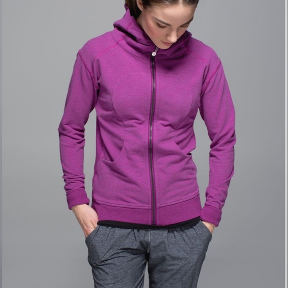 lululemon athletica Tops - Lululemon On The Daily Hoodie Heathered Marled Ultra Violet